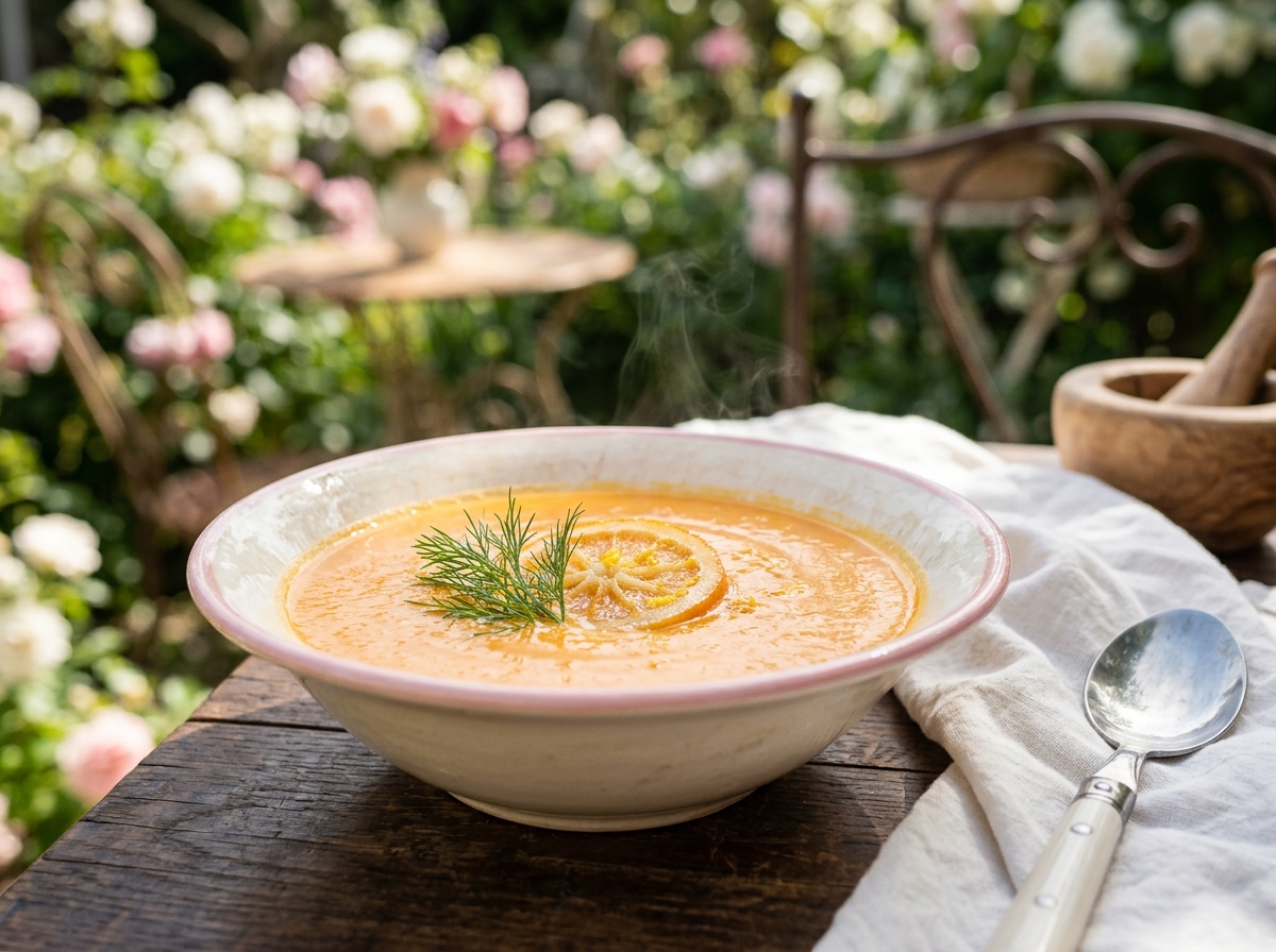 Velouté de carottes à l'orange